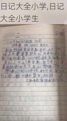 日记大全小学,日记大全小学生