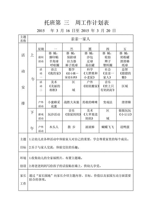 托班班务计划,托班班务计划春季