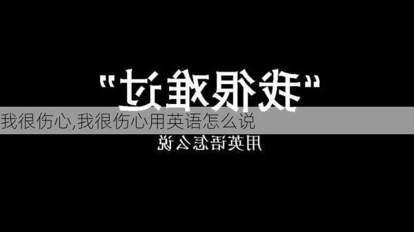 我很伤心,我很伤心用英语怎么说