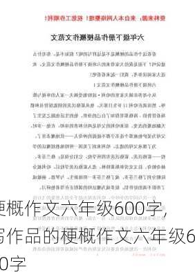 梗概作文六年级600字,写作品的梗概作文六年级600字