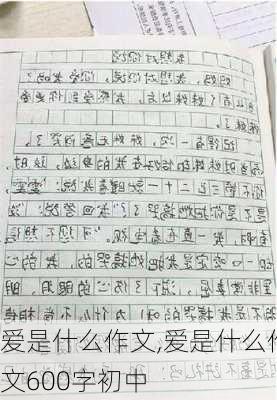 爱是什么作文,爱是什么作文600字初中