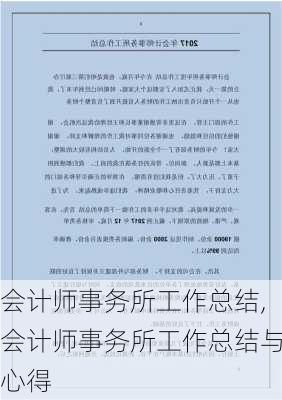 会计师事务所工作总结,会计师事务所工作总结与心得