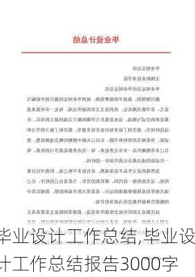 毕业设计工作总结,毕业设计工作总结报告3000字