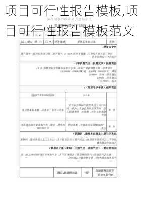 项目可行性报告模板,项目可行性报告模板范文